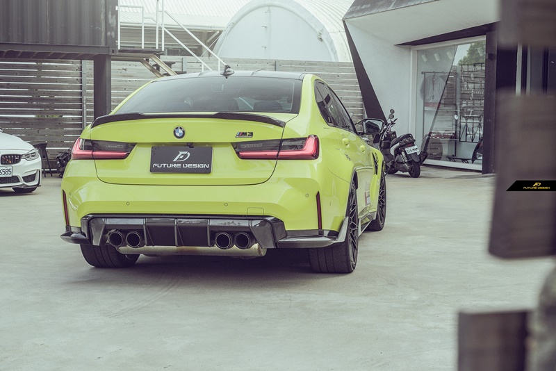 G80M3 G82M4 - MP style carbon rear Diffuser 01